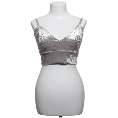 Crop top (Grå) fra Diamonds & Tindra Elastan, Polyester