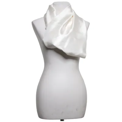 Suit scarf (White) from Hemley Silk