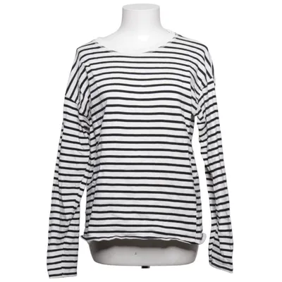 Langærmet t-shirt (Hvid, Sort) fra Zara Bomuld
