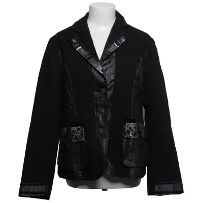Blazer (Black, Gray) from Alexo Cotton, Elastane, Polyester, Viscose