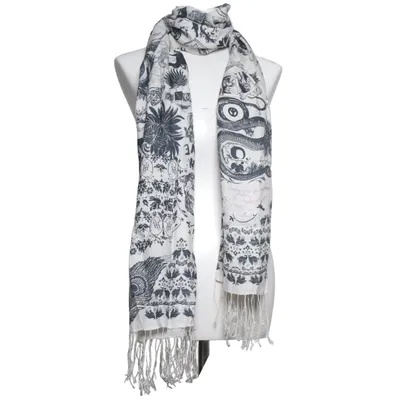 Sjal (Vit, Svart) från Friendly Hunting Silke