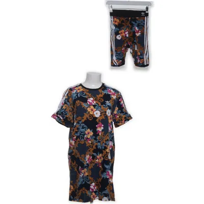 Träningsset (Blå, Flerfärgad) från Adidas Bomull