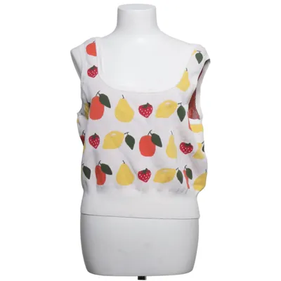 Crop top (White, Multicolored) from & Other Stories Elastane, Polyamide, Polyester, Viscose