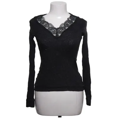 Top (Zwart) van Reserved Viscose, Wol