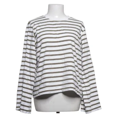 Long sleeve T-shirt (White, Green) from Peek & Cloppenburg Cotton, Elastane
