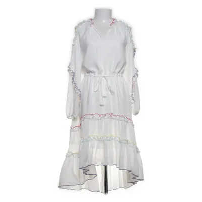 Klänning (Vit, Flerfärgad) från Red Carter Polyester