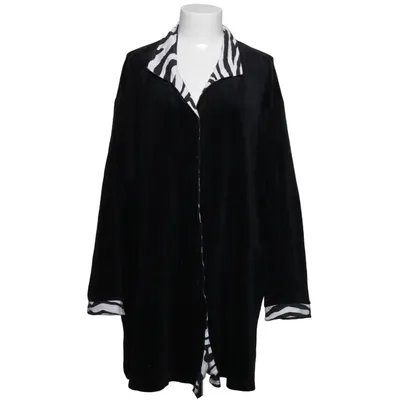 Cardigan (Black, White) from Ulla Popken Cotton, Polyester