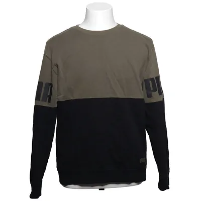 Collegetröja (Svart, Grön) från Puma