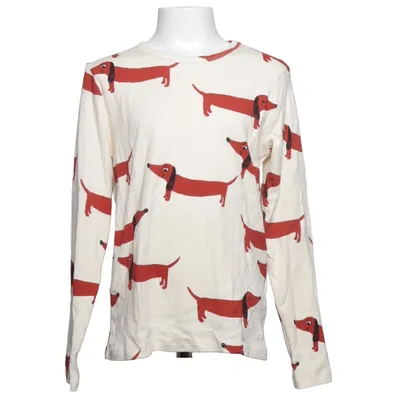 Långärmad t-shirt (Vit, Röd) från Mini Rodini Ekologisk bomull