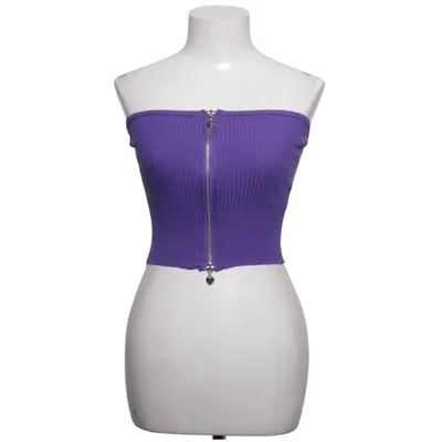Tube top (Seven/7 Zip Rib Bandeau Top) van Seven Sisters Katoen, Polyamide, Viscose