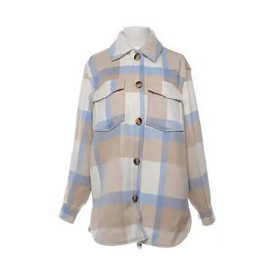 Overshirt (Beige, Multicolored) from H&M Acrylic, Polyamide, Polyester, Viscose, Wool