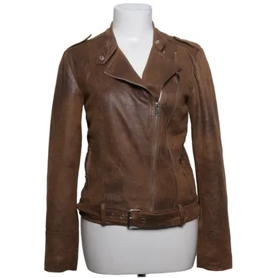 Biker jacket (Brown) from VILA Polyester