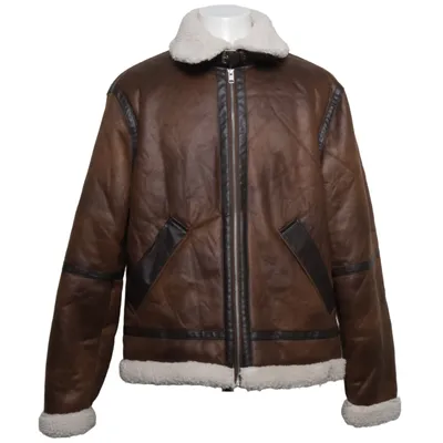Veste en peau de mouton retournée (Marron) de Jack & Jones Polyester