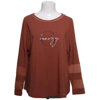 Long sleeve T-shirt (Brown) from Kenny S. Cotton, Elastane, Modal