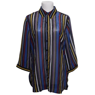 Chemise (Bleu, Noir, Multicolore) de Attention Polyester