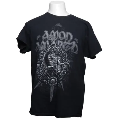 T-shirt (Svart) från Gildan Bomull
