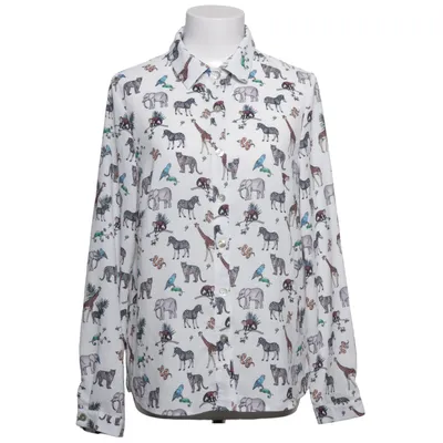 Bluse (Hvid, Flerfarvet) fra Smashed Lemon Polyester
