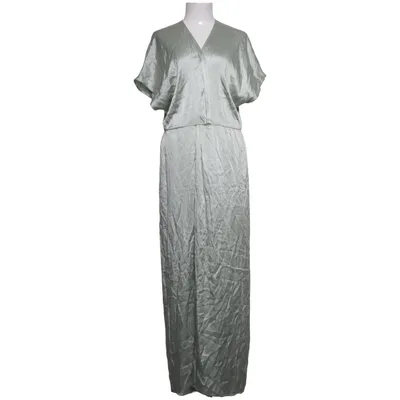 Dress (Green) from Lene Sand Elastane, Silk, Viscose