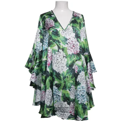 Klänning (Grön, Vit, Lila) från Les Lèvres Polyester