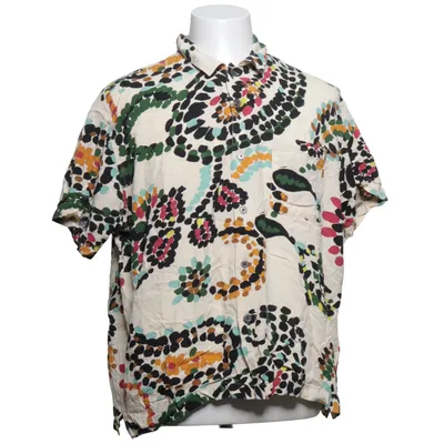 Chemise à manches courtes (Beige, Multicolore) de Obey Viscose