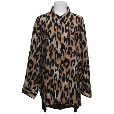 Bluse (Brun, Sort) fra Fransa Polyamid, Viscose