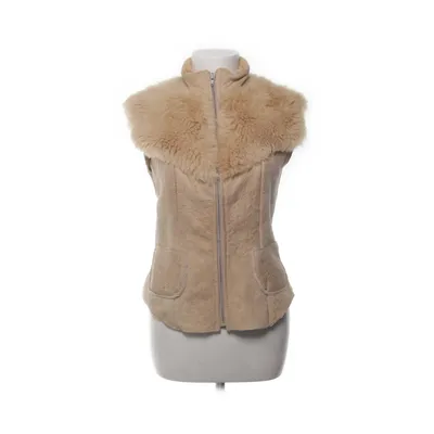 Läderväst (Beige) från Amoress Skinn