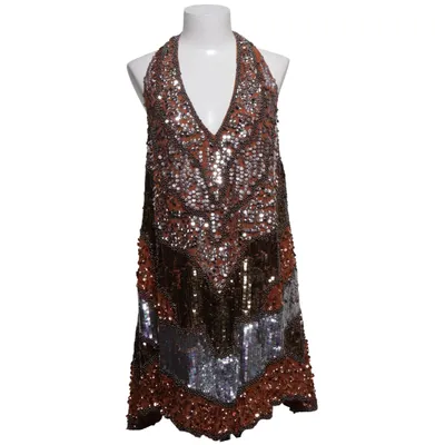 Cocktail dress (Brown, Silver, Multicolored) from ASOS Design Polyester