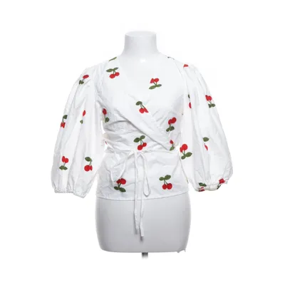 Wrap blouse (White, Multicolored) from A View Cotton