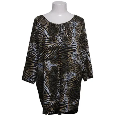 Blouse (Green, Black, Multicolored) from Cha Cha Polyester