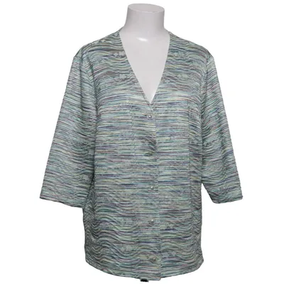 Cardigan (Bleu, Multicolore) de Atelier Creation Élasthane, Fibre métallique, Polyester