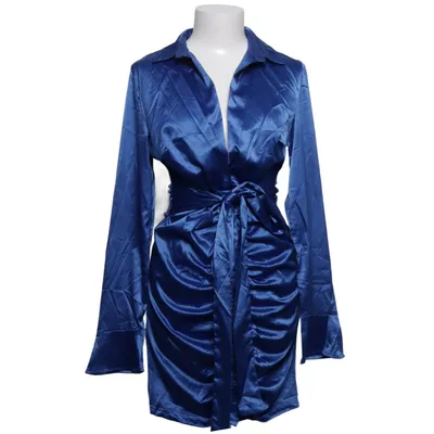 Wikkeljurk (Blauw) van Glamaker Elastaan, Polyester