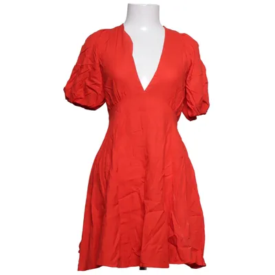 Dress (Red) from Zara Linen, Viscose