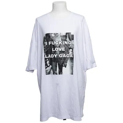 T-shirt (Blanc) de Shein Coton, Polyester