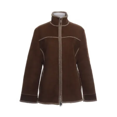 Shearlingjakke (Brun, Beige) fra Next