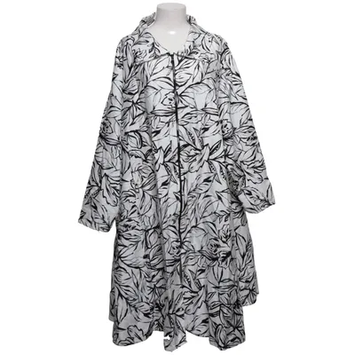 Jas (Wit, Zwart) van AKH Fashion Katoen, Elastaan, Polyamide
