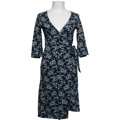 Robe portefeuille (Bleu, Noir) de Smirk Coton, Élasthane