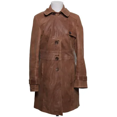 Leren jas (Bruin) van ARMA Women Acetaat, Leer