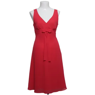 Jurk (Rood) van Marie Lund Acetaat, Polyester