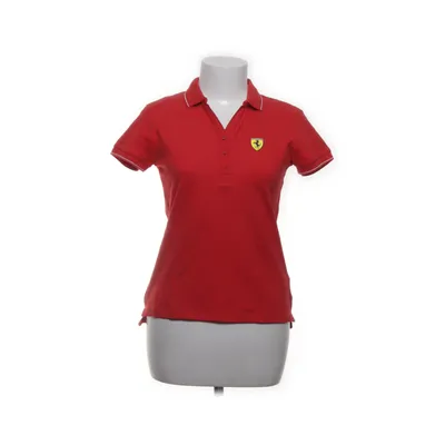 Pikétröja (Röd) från Ferrari Bomull, Elastan