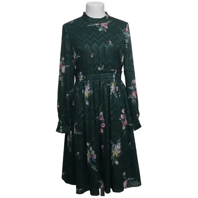 Kjole (Grøn, Flerfarvet) fra Ted Baker Elastan, Metallfiber, Polyester