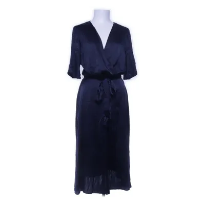 Wikkeljurk (Blauw) van H&M Modern Classic Zijde, Elastaan, Polyester
