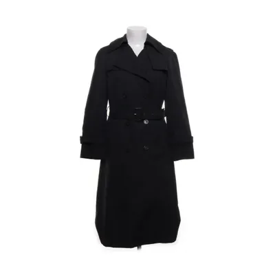 Trenchcoat (Svart) från Hettemarks Acetat, Bomull, Polyester, Viskos, Ull