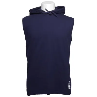 Kortärmad huvtröja (Blå) från JHN Sport Bomull, Polyester