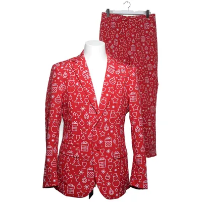 Julkläder (Röd, Vit) från Opposuits Polyester