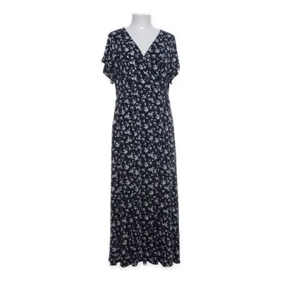 Wrap dress (Black, White) from Indiska Elastane, Viscose
