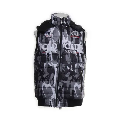 Down vest (Gray, Black, White) from Cabin