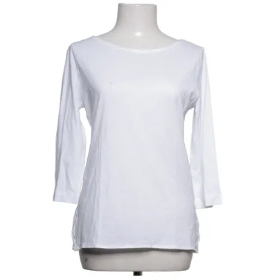 Långärmad t-shirt (Vit) från Majestic Filatures Bomull, Lyocell