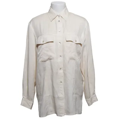 Shirt (White, Beige) from Van Silk