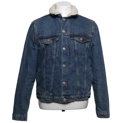 Veste en jeans fourrée (Bleu) de New Look Men Coton, Polyester