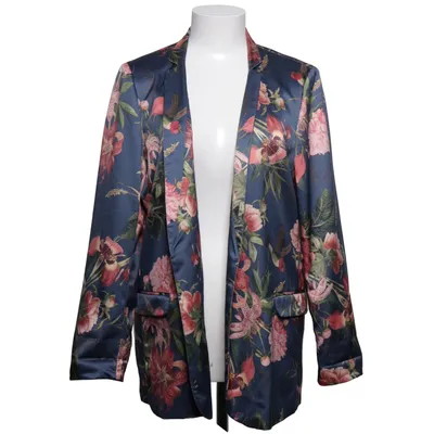 Blazer (Blue, Multicolored) from Vintage Stories Polyester
